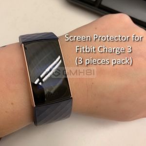 3 pieces Fitbit Charge 3 2 Nano TPU Hydrogel Film Shock Absorption Screen Protector Guard