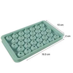 Cetakan Jelly ball 33 lubang Es Batu agar puding Bulat Grid Ice Cube Tray BPA Free
