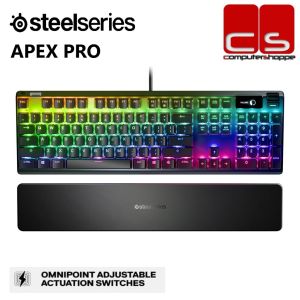 SteelSeries Apex Pro Omnipoint Mechanical Gaming Keyboard (64626)