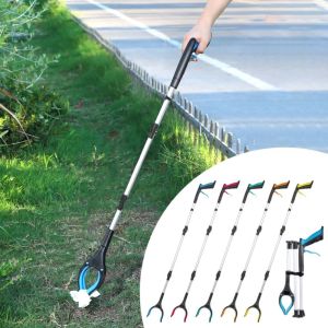 FOUNDTWO Lightweight Foldable Litter Picker Collapsible Easy To Hold Garbage Grabber Cleaning Trash Accessory with Long Handled Trash Reacher Picker Garden