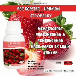 pupuk booster strawberry 100ml - mempercepat pertumbuhan - meningkatkan kualitas & kuantitas