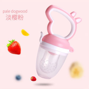 Newborn Food Supplement Bite Juice Feeder Baby Nimbler Pacifier For Fruit Portable Baby Bottle Feeding Fruit Vegetable Baby Molar Rod Bite Teether
