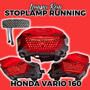 Lampu rem belakang running Honda Vario 160 tahun 2022 2023 lampu stoplamp running 8 mode