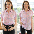 เสื้อเชิ้ตคอปก  เสื้อแขนสั้น น่ารักมาใหม่ สาวๆวัยทำงานห้ามพลาด ใส่ไปทำงานก็ดูสุภาพนะ. 