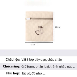 [HCM] Túi Lưới Giặt Đựng Quần Áo Đồ Lót Trong Máy Giặt - Túi Giặt Bảo Quản Quần Áo Joyee810