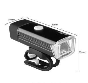 USB Sạc Hợp Kim Nhôm Xe Đạp Trước Ánh Sáng Đèn LED Đèn Pha