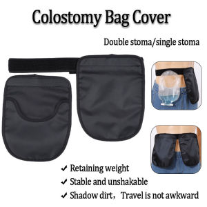 Double Ostomy Protective Cover Waterproof Adjustable Universal Colostomy Bag Cover Fixed Drainage Bag Hanging Bag