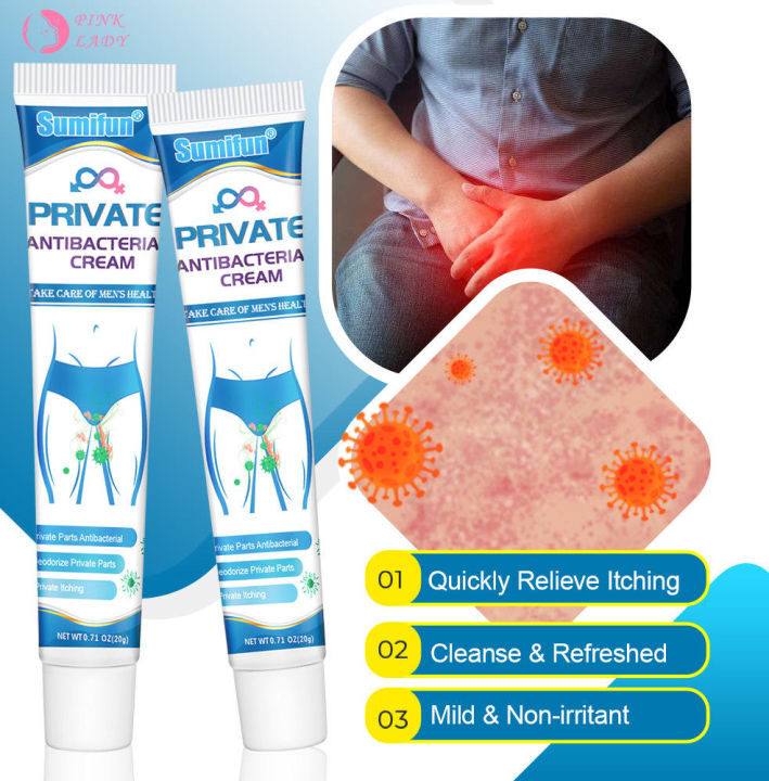 Private Bacterial Cream 20g Private Parts Antibacterial Ointment Anti Inflammatory Anti Itch 9148