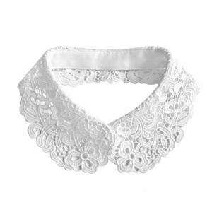 MContemporary Faux Collar Insert With Intricate Embroidery Fashion Neckpiece For Quick Outfit Transformations