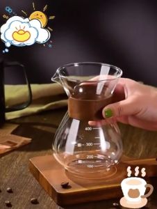 Coffee Pots Diamond-shaped Hand Brewed Coffee Pot Sharing Pot Drip Pot Filter Cup Coffee Maker