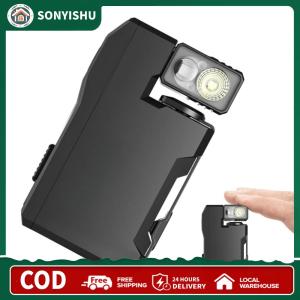 【New Arrival】 Flat Pocket Flashlight 400 Lumens EDC Flashlight Magnetic Pocket Mini Light with RGB Light for Outdoor Home Emergencies