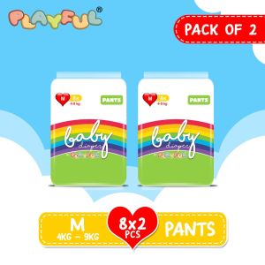 Baby Diaper by Playful Pants Medium 8s Pack of 2