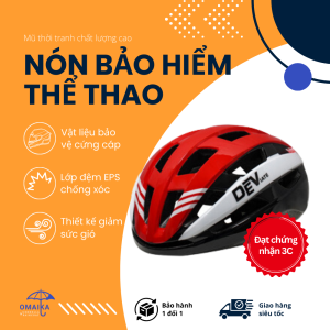 Mũ Bảo Hiểm Thể Thao Nửa Đầu Omaika Nón Bảo Hiểm Xe Đạp Năng Động Cá Tính Đạt Chuẩn Chất Lượng Cao