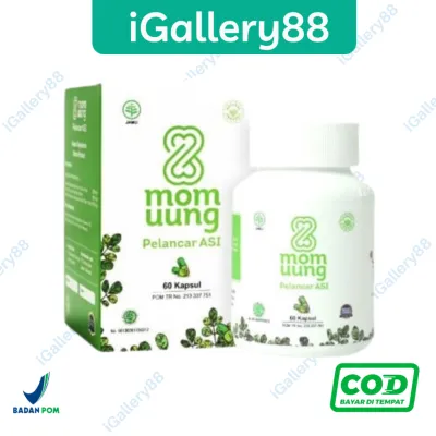 Mom Uung Asi Booster Pelancar Asi 30 60 Kapsul Natural Halal BPOM