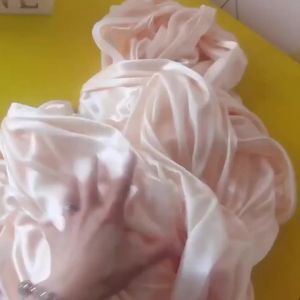 Champagne Polyester Table Skirt Wrinkle Resistant Pleated Ruffle Table Cloth for Birthday Party Banquet Wedding Baby Shower