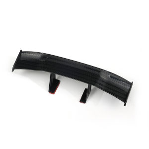 【CCWOLF】Universal Carbon Fiber Mini Spoiler Car Tail Decoration Rear Trunk Wing ABS Black/ White/ Red Car Tail Decoratio