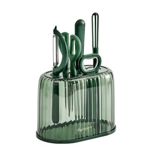 [HomeAmaze] Kitchen gadget set with holder | Fruit knife Paring knife Egg beater Kitchen Scissors Bottle opener