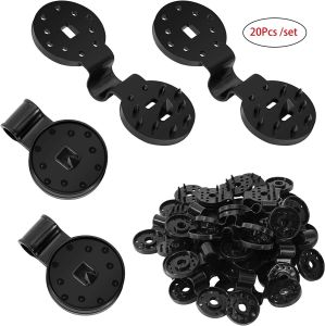 20/40PC Plastic Greenhouse Sun Shade Net Clip Garden Tools Camping Shade Cloth Fix Clamp Grommet Fence Netting Installation Hook