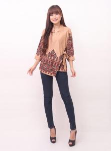 Femme Ols- Blouse atasan katun batik 4079 Atasan Wanita