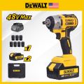 MAKITA Japan Brushless Electric Impact Wrench heavy duty 48V 198V Original Rechargeable Portable Cordless Electric Tools Socket Set 4-Speed 1/2" Sq Drive With 2 Batteries. 