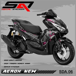 Decal Stiker Custoom Full Body All New Aerox 155 - Decal Sticker Variasi Motor Aerox 155 SDA.06