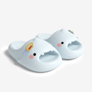 Free Shipping Cute Little Shark-Themed Sandals For Women New Summer Style Thick-Soled Non-Slip Suitable For Couples And Can Be Worn Both Indoors And Outdoors