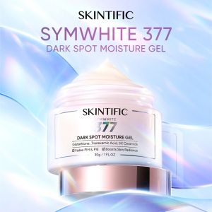 Skintific Symwhite 377 Dark Spot Moisture Gel 30g Brightening Gel Moisturizer with Glutathione Tranexamic Acid and 5X Ceramide Fades Dark Spots Boosts Radiance
