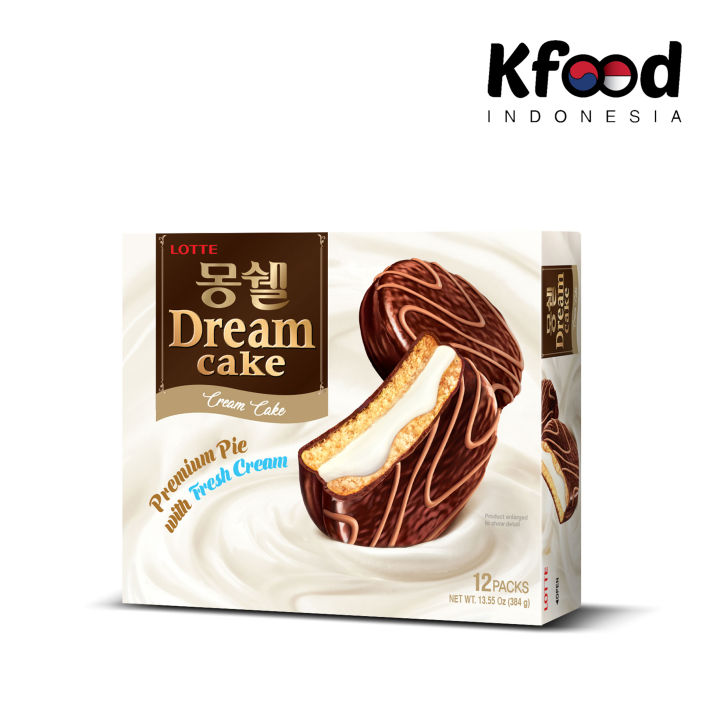 Kfoodind - Lotte Moncher Cream Cake 408gr