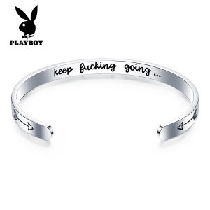 PLAYBOY bracelet for women men fashion style gift for girlfriend boyfriend with free gift box