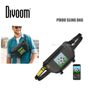Divoom Pixoo Sling Bag & Sling Bag C & Sling Bag V Global Version - Innovative Smart LED Pixoo SlingBag For Men Women