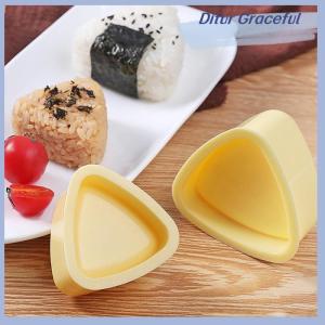 Ditur New DIY Sushi khuôn onigiri gạo bóng thực phẩm Báo Chí tam giác Sushi Maker khuôn Nhật Bản nhà bếp Bento phụ kiện công cụ