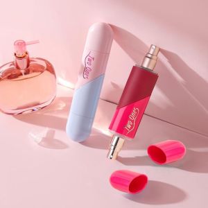 COLLOCATE DIAGONAL76AL9 เอบีเอสเอบีเอส ขวดน้ำหอมเดินทาง 2in1 5มล. + 5มล. เครื่องฉีดน้ำเติมได้ หัวคู่ เครื่องจ่ายน้ำหอมขนาดเล็ก