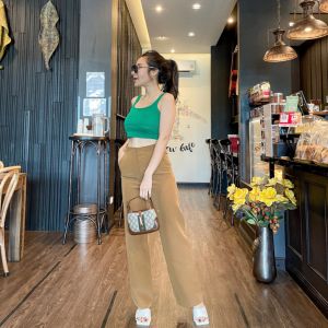 Canwear_Studio ll Jimmy pant กางเกงผ้า ขากระบอกเล็ก กางเกงผู้หญิง กางเกงเอวสูง กางเกงแฟชั่น กางเกงทรงเกาหลี กางเกงขากระบอก กางเกงทำงาน