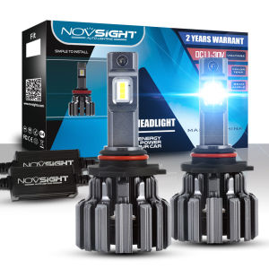 Novsight F03 LED Car Headlight Bulbs 9005 HB3 9006 HB4 H4 H7 H11 LED Light for High/Low Beam Fog Light 6000K Super Bright 80W 15000LM Plug&Play 2Pcs 1 Year Warranty Free Shipping