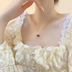 kalung titanium Cery vintage style fashion korea elegan rosegold premium tahan luntur dan anti karat