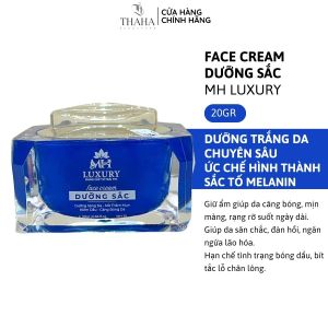 MH25 Kem dưỡng sáng da Face Cream Dưỡng Sắc MH LUXURY – Kem mờ nám kiềm dầu căng bóng dưỡng làn da khỏe mạnh 20gr