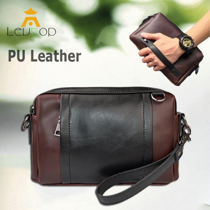 Fashion High Quality Men's Leather Purse Big Capacity Phone Bag Wrist Strap  | Jumia Nigeria