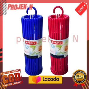 HOT DEAL !!! Gantungan Baju Bayi Lion Star - Folding Hanger Sticks / Jemuran Popok - 30/32 Sticks - Plastik Berkualitas - Warna Cerah - Dengan Hook dan Jepit Sisipan (PROJEK N)