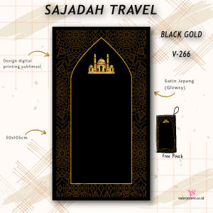 SAJADAH TRAVEL DEWASA BESAR SOUVENIR TAHLILAN-HAJI/UMROH-AQIQAH-PERNIKAHAN-PESTA FREE POUCH V266-V270