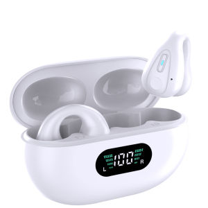 Beiziye AI Intelligent Translation Ear Clip Sports Wireless Noise Reduction LED Power Display Bluetooth Earphones