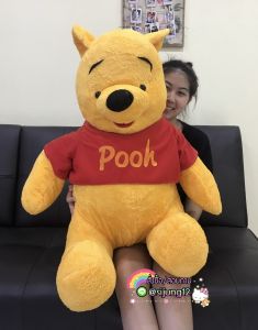 ตุ๊กตาหมีพู ตัวใหญ่ขนาด 100 ซม ขนปุย รับประกันความนิ่ม ความสวย