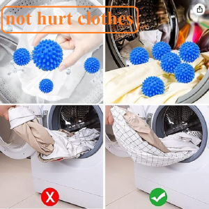 Dryer Balls Pack of 2 | Reusable Laundry Balls for Washing Machine