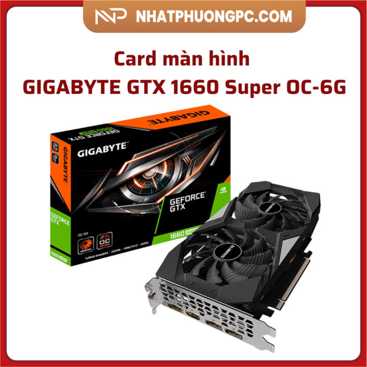 Gigabyte Gpu 1660 6gb VGA Gigabyte GTX 1660 6G GDDR5 OC (GV