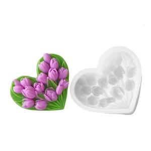 Practical Sturdy Silicone Tulips Stand Mould Aesthetics and Multifunctional for Household and Event Daily Use