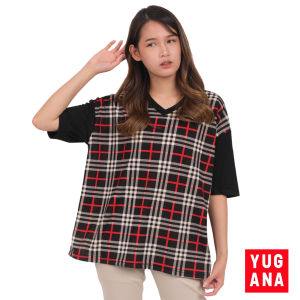 YUGANA - TAMY Kaos Oversize Wanita Lengan Pendek