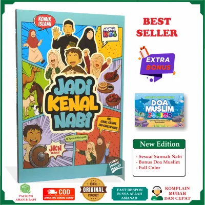 Komik Jadi Kenal Nabi FULL COLOR BERGAMBAR Qomic Kenali Kagumi Kangeni Nabi Muhammad Rasulullah Karya Syakier Hasyiem Penerbit Arafah Kids