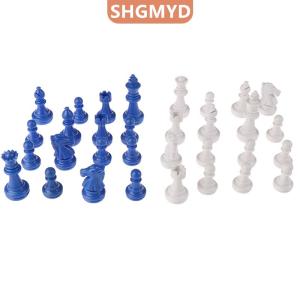 [COD] SHGMYD SPORTS 1เซ็ต32ชิ้นชุดหมากรุกพลาสติก PS สำหรับผู้ใหญ่ชุดหมากรุกของเล่นสำหรับเด็ก