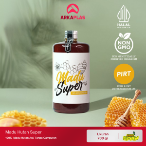 Madu Murni Multiflora Super 350gr 700gr Suur Lemoen By ARKAPLAS