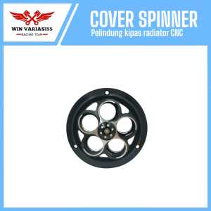 COVER PELINDUNG KIPAS COVER SPINNER CNC FAST BIKES BLACK EDITION PNP ALL MATIC WIN55