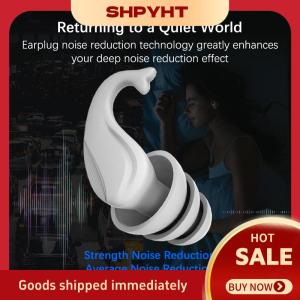 SHPYHT✨ Anti Noise Silicone Earplugs Waterproof Swimming Ear Plugs For Sleeping Diving Surf Soft Comfort Natation Swimming Ear Protector
